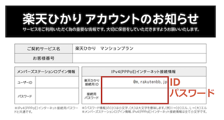 楽天ひかりのIPv6（クロスパス）接続ができないので、IPv4(PPPoE)接続